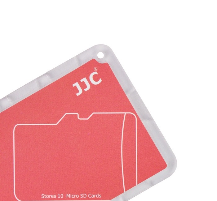  JJC Minneskorthllare rd fr 10xMSD kreditkortformat