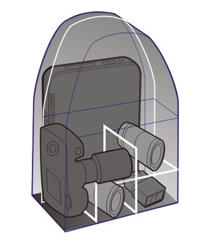Fancier kameraryggsäck Kong II - 40 Liter