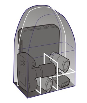  Fancier kameraryggsck Kong II - 40 Liter