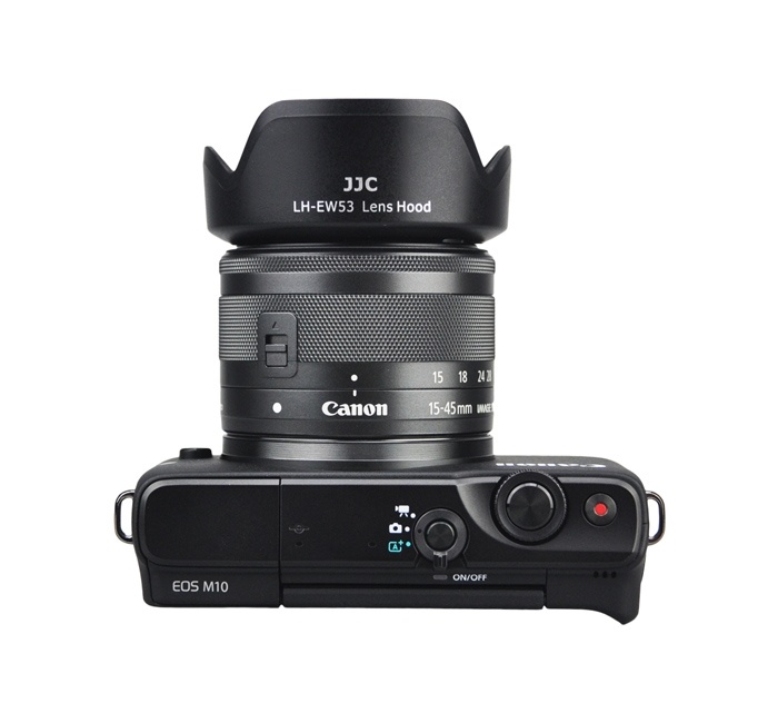  JJC Motljusskydd fr Canon EF-M 15-45mm f/3.5-6.3 IS STM motsvarar EW-53