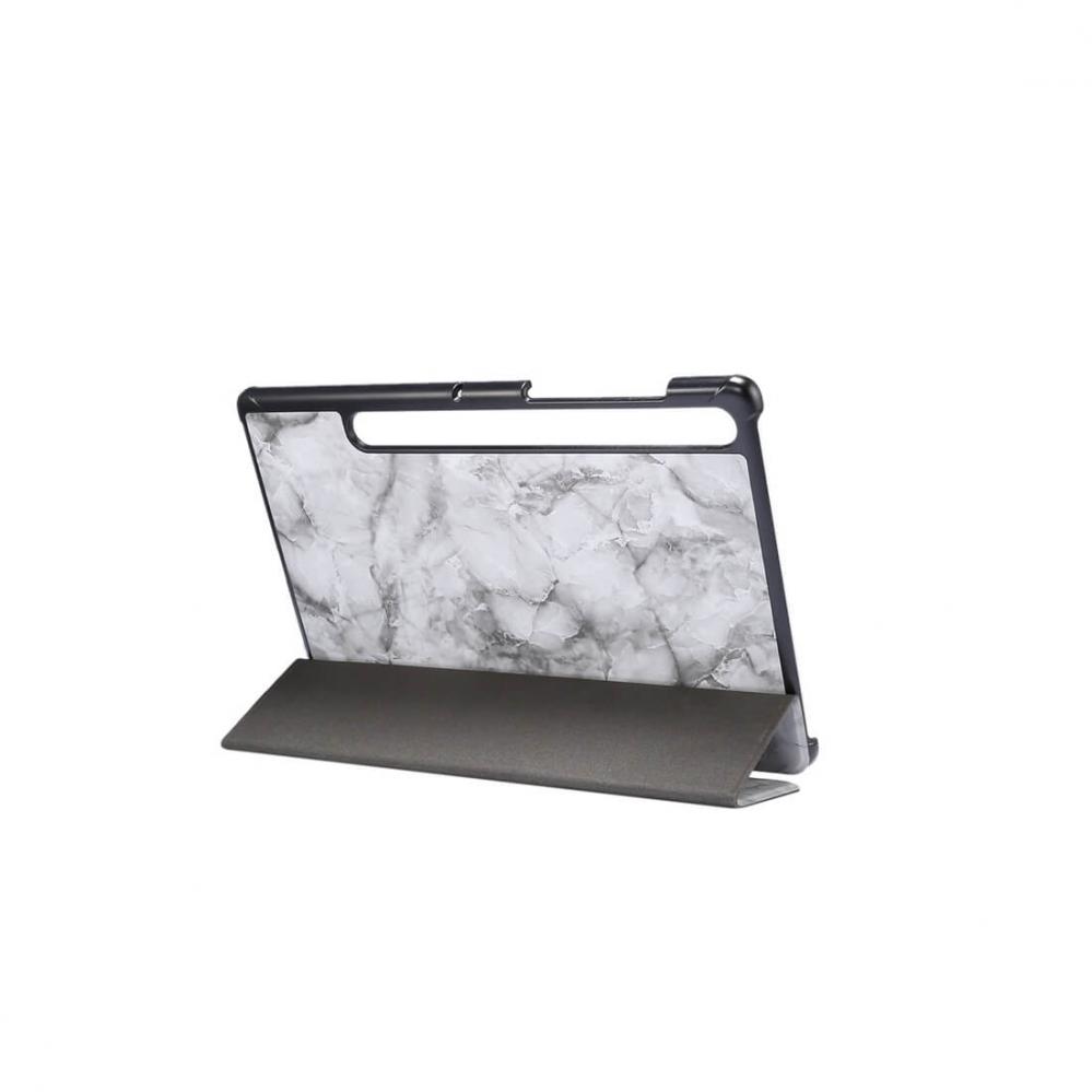 Fodral för Galaxy Tab S6 T860 med grå marmormönster