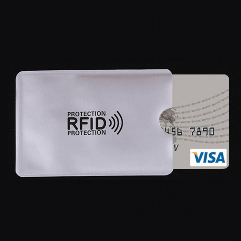 RFID Skydd med Korthållare för bank- och kreditkort i aluminium