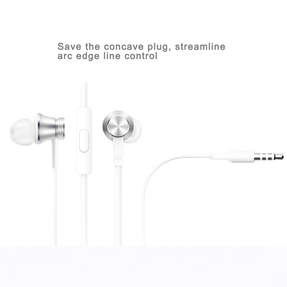  Xiaomi 3,5 mm In-ear Hrlurar Stero Bass med Mic