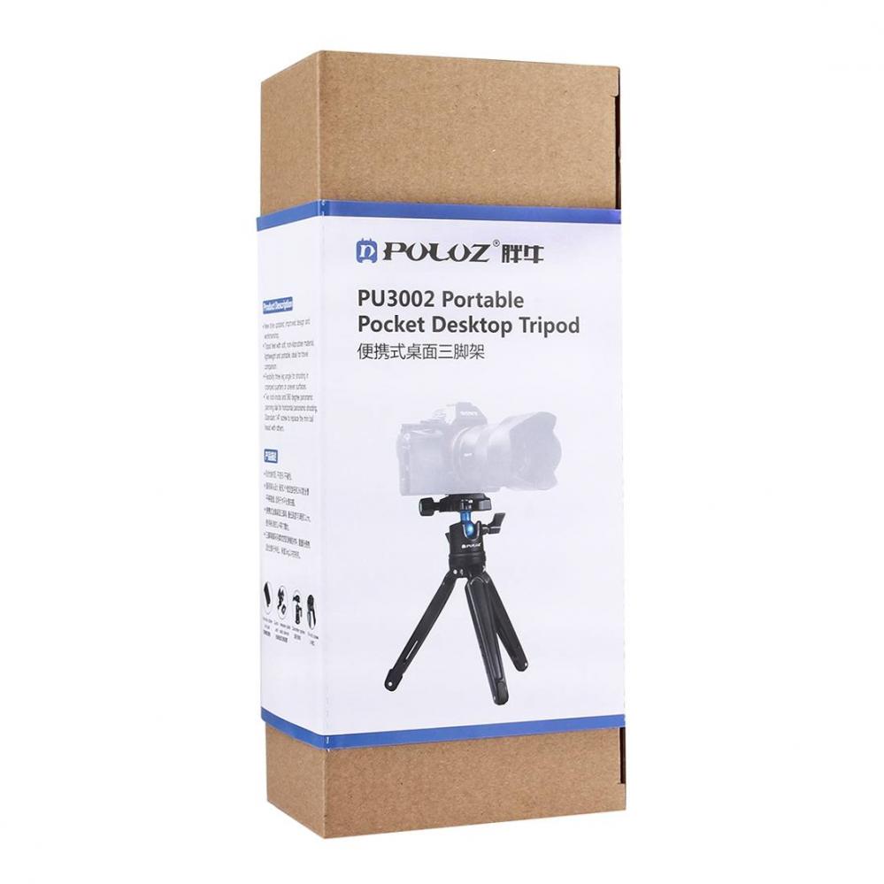 Puluz Mini skrivbordsstativ med kulled 11-21cm