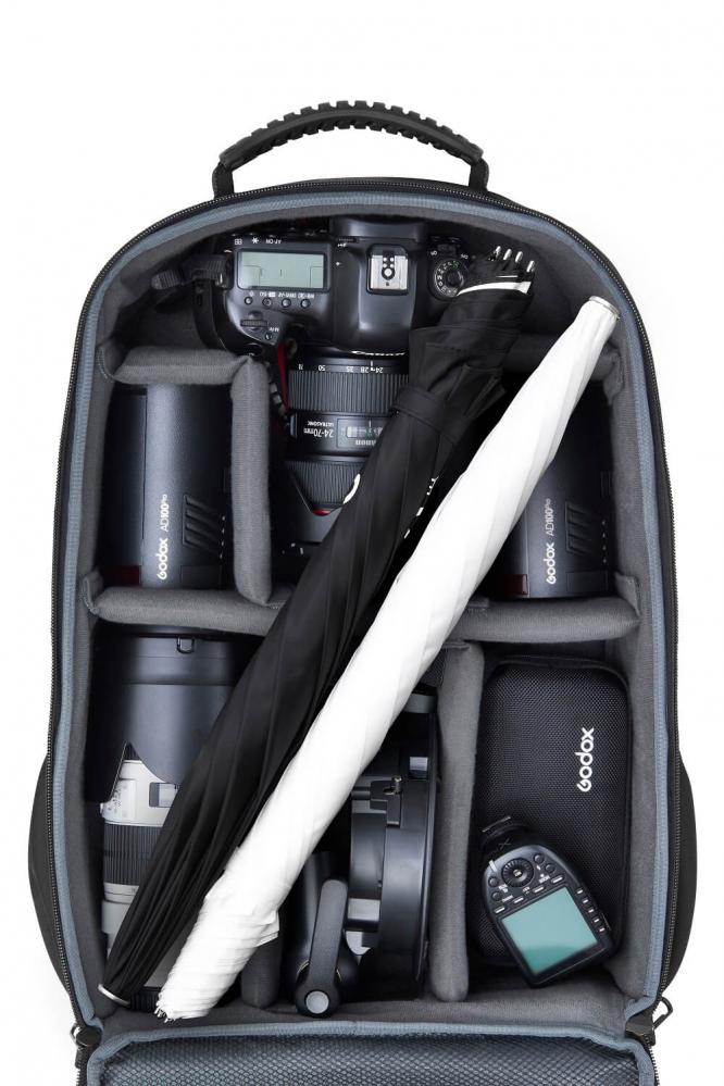  Godox 2xAD100 Pro tillbehörspaket & kameraryggsäck