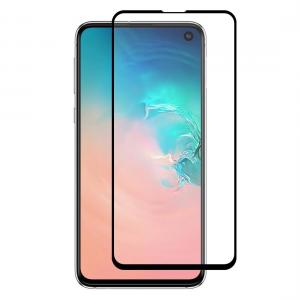  Skärmskydd med Svart ram för Samsung Galaxy S10e av härdat glas