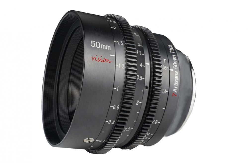  7Artisans 50mm T 1.05 Vision Cinema Objektiv APS-C fr Sony E