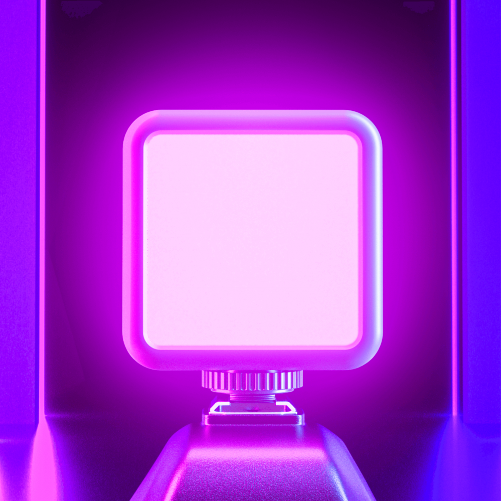 Ulanzi RGB Led-Panel Mini för kamera med inbyggt batteri