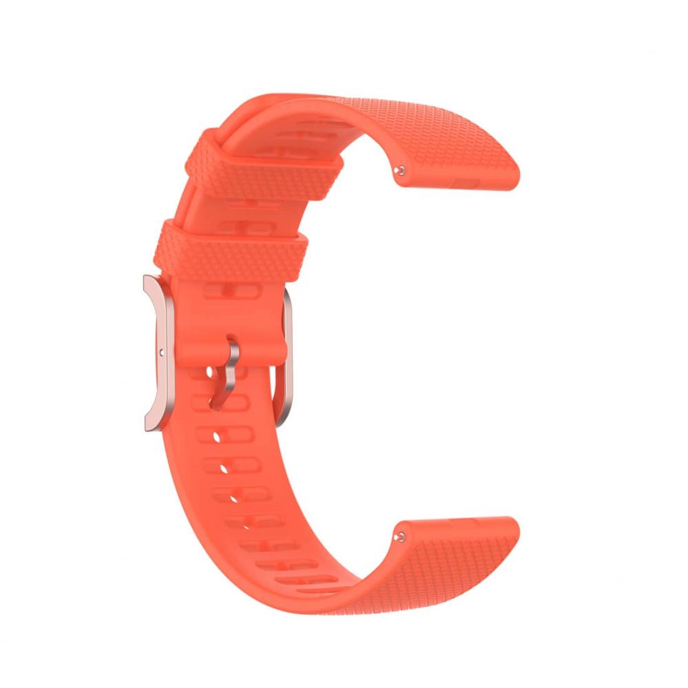  Silikonarmband Orange fr Smartwatch 20mm Universal modell