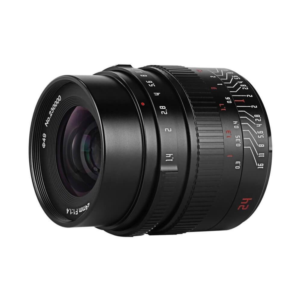 7Artisans 24mm f/1.4 objektiv APS-C för Canon EOS M