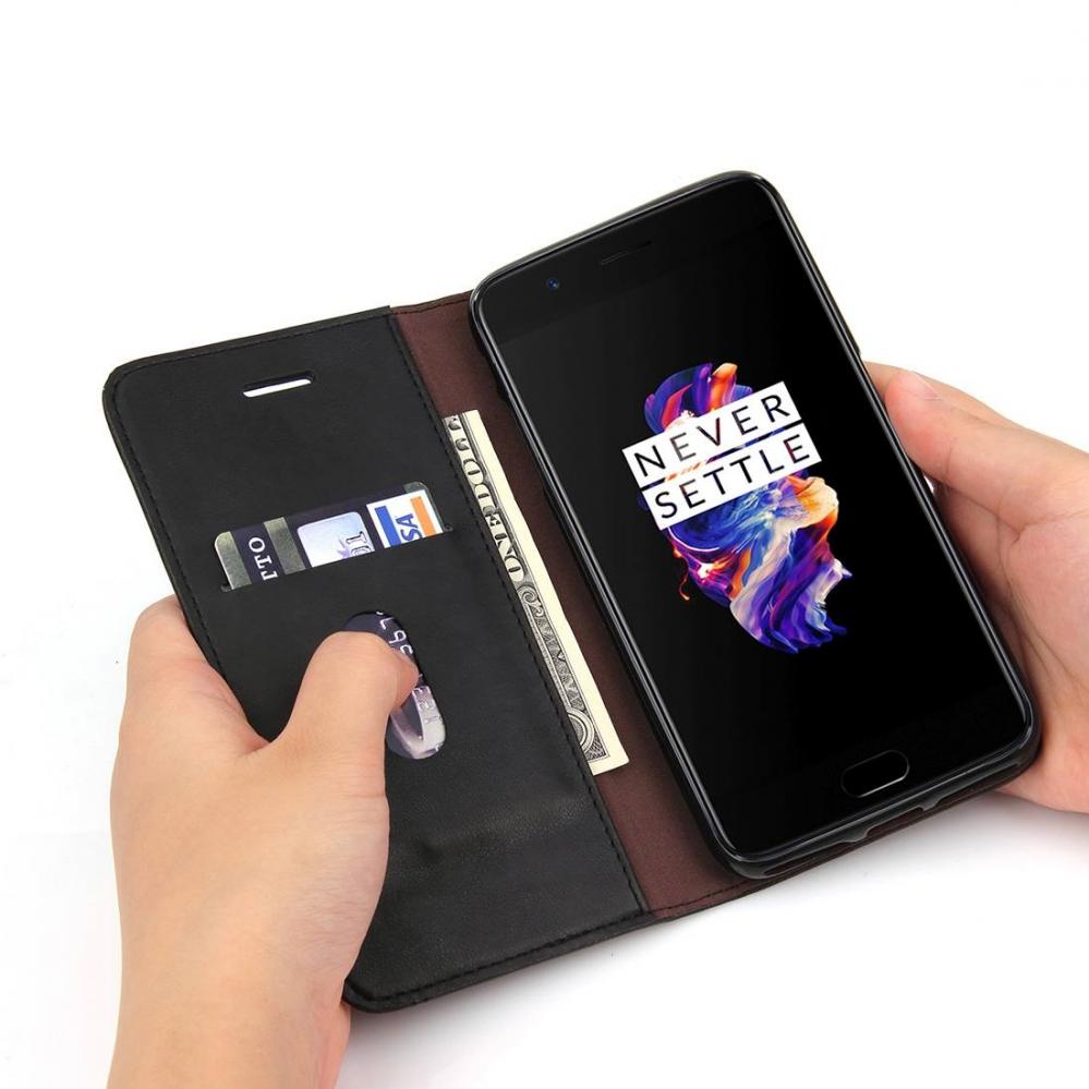 Plånboksfodral med kortplats för OnePlus 5T