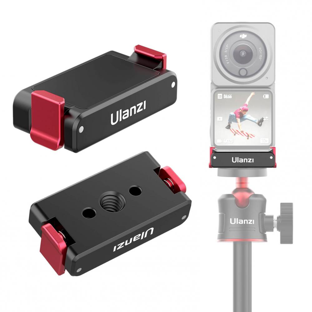 Ulanzi Adapter med 1/4-tum gänga magnetisk fäste för DJI Action 2