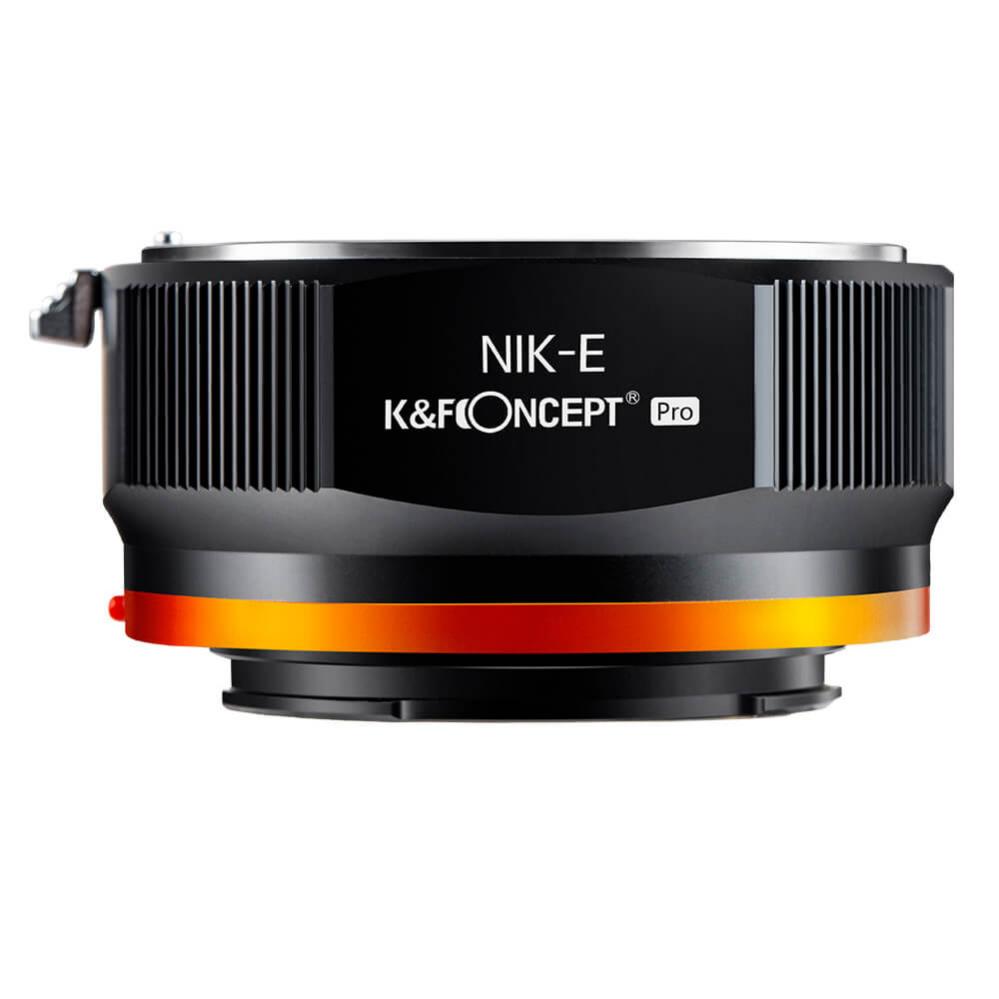 K&F Objektivadapter Pro till Nikon F objektiv för Sony E kamerahus