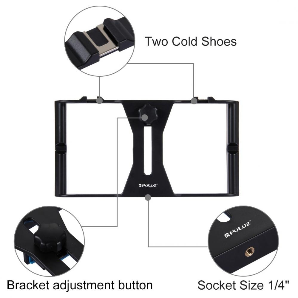  Puluz Cage/kamerabur till mobil fr filminspelning