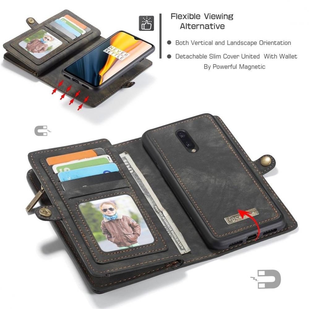  Plånboksfodral med magnetskal för OnePlus 7 - CaseMe