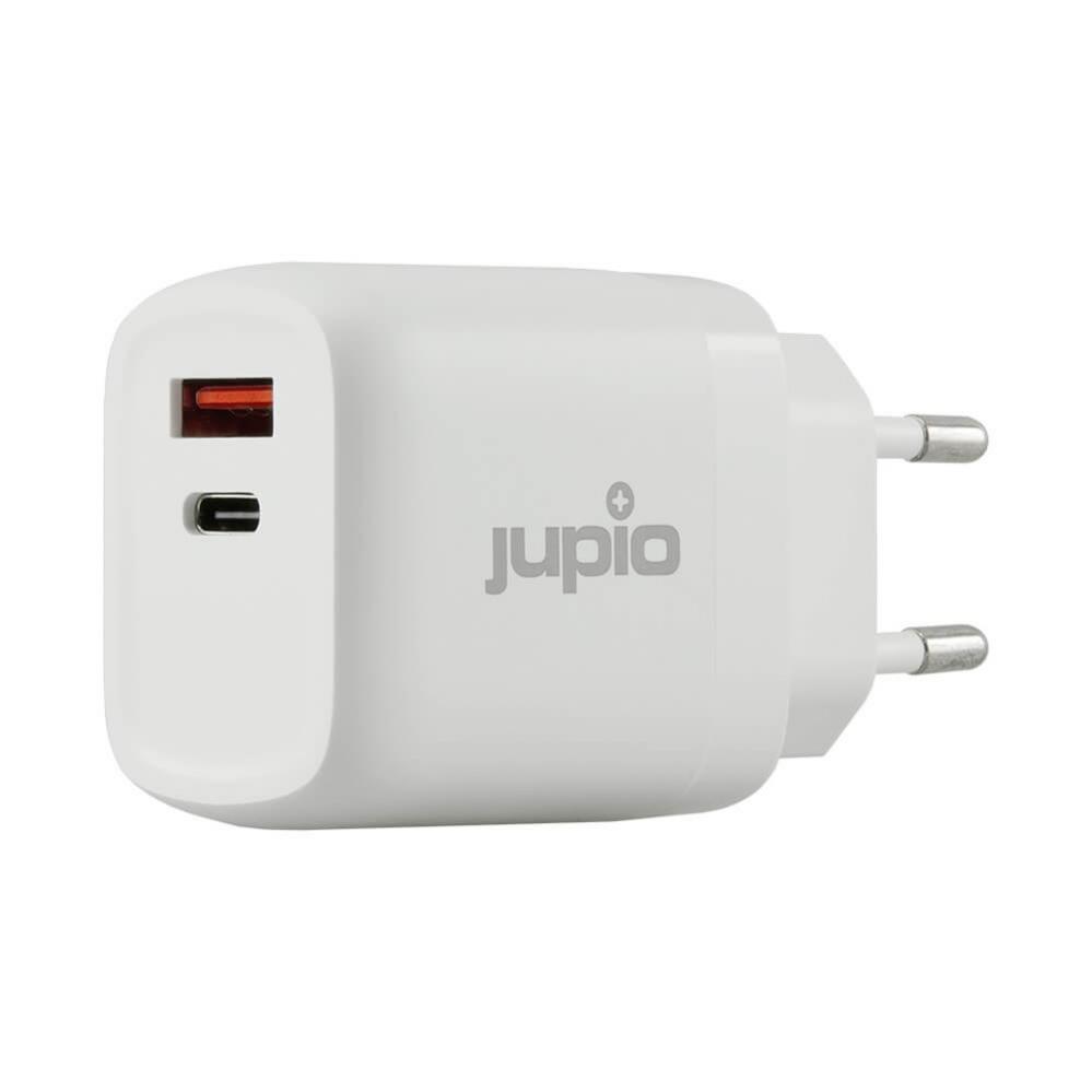  Jupio 2-i-1 vggladdare med USB-A / USB-C uttag