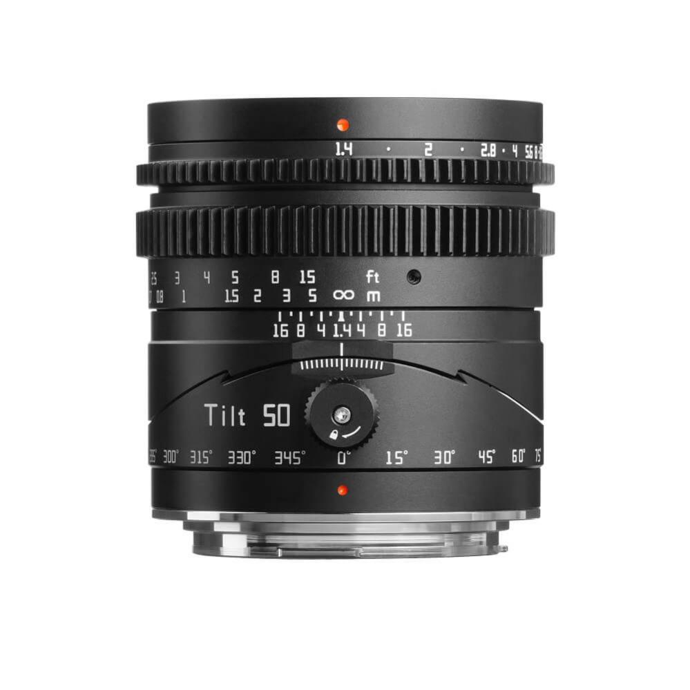  TTArtisan Tilt 50mm f/1.4 objektiv Fullformat för Fujifilm X