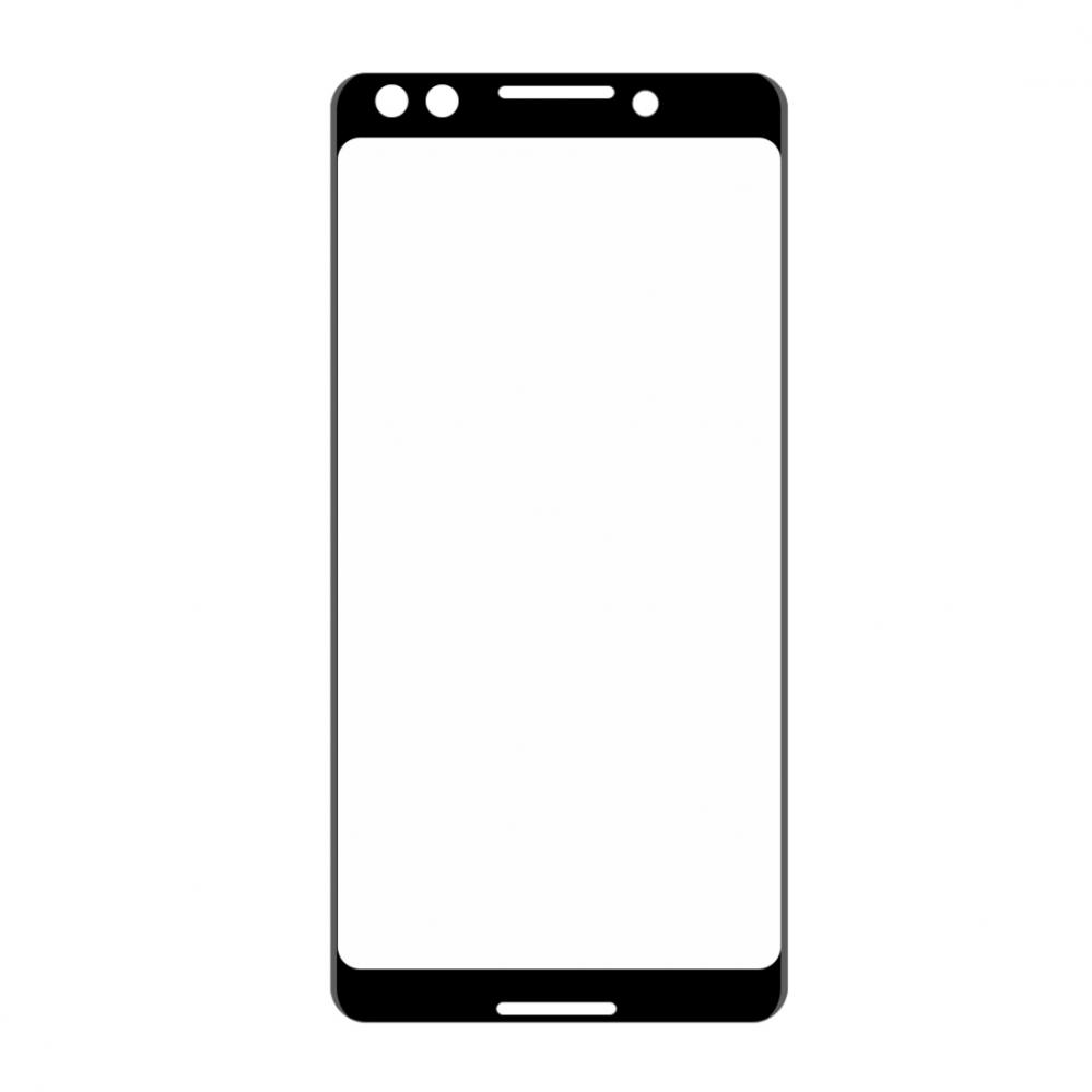 Skärmskydd med Svart ram för Google Pixel 3 av härdat glas