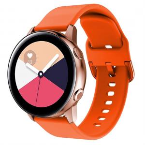  Armband för Galaxy Watch Active 20mm Orange silikon