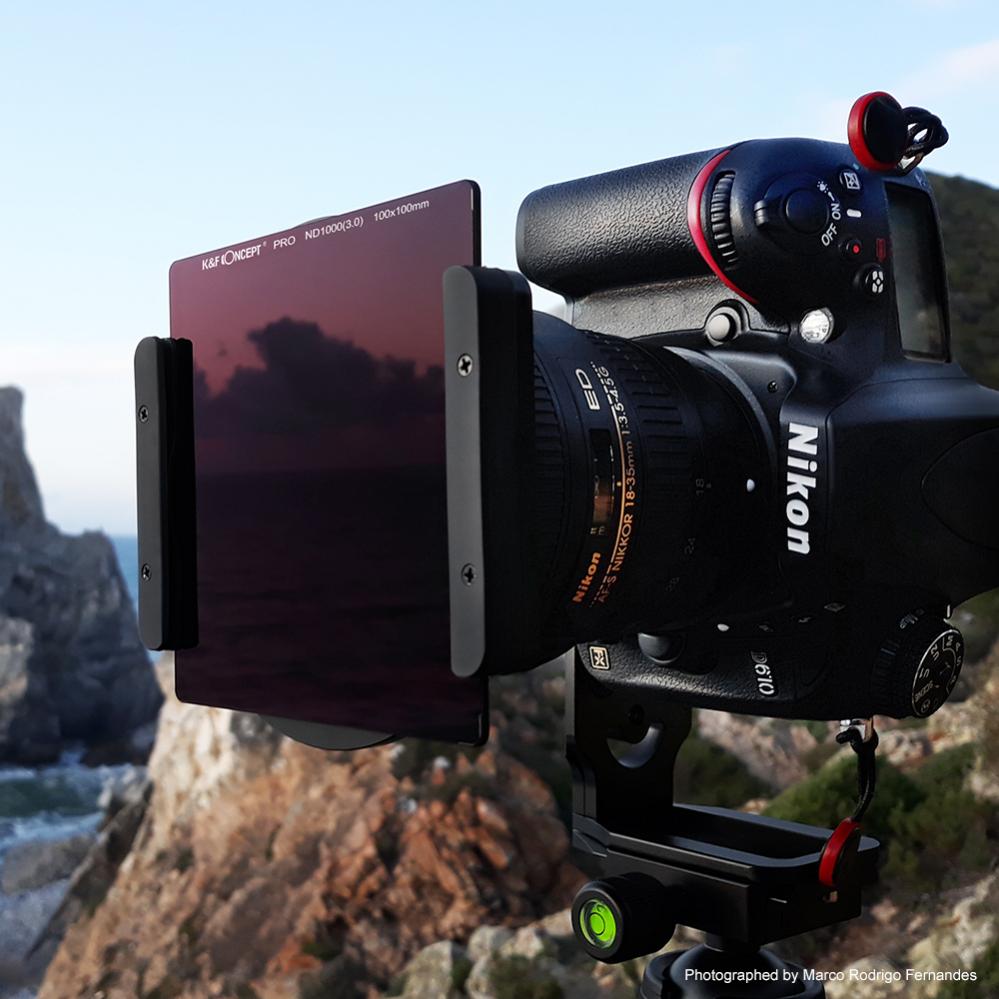 K&F Concept 100mm Filter-Kit ND1000 & Filterhållare med 8x adapterringar