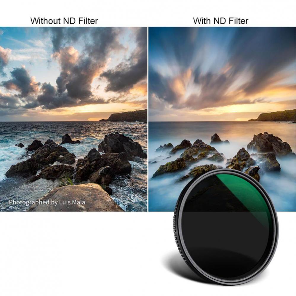 K&F Concept Justerbart ND-Filter ND8-ND2000