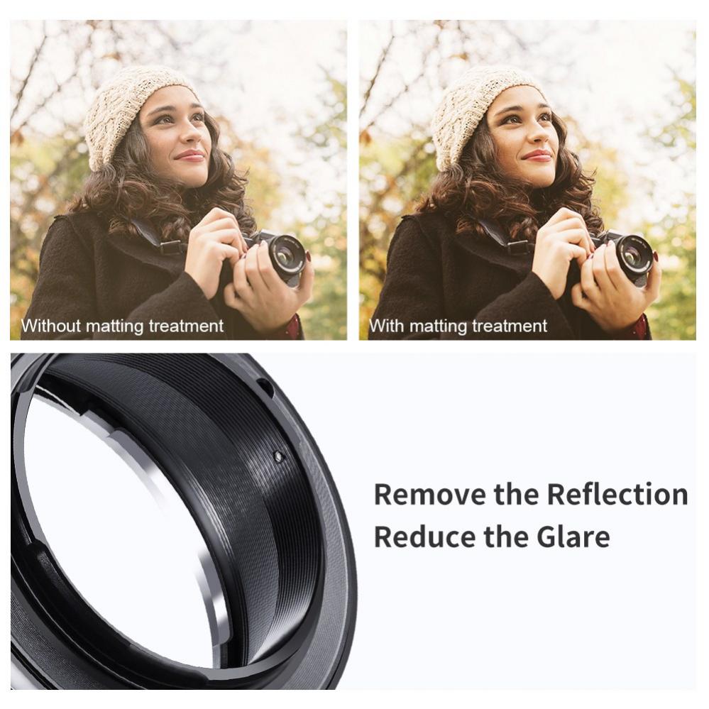K&F Concept Objektivadapter till Canon EF/EF-S objektiv för Fujifilm X kamerahus