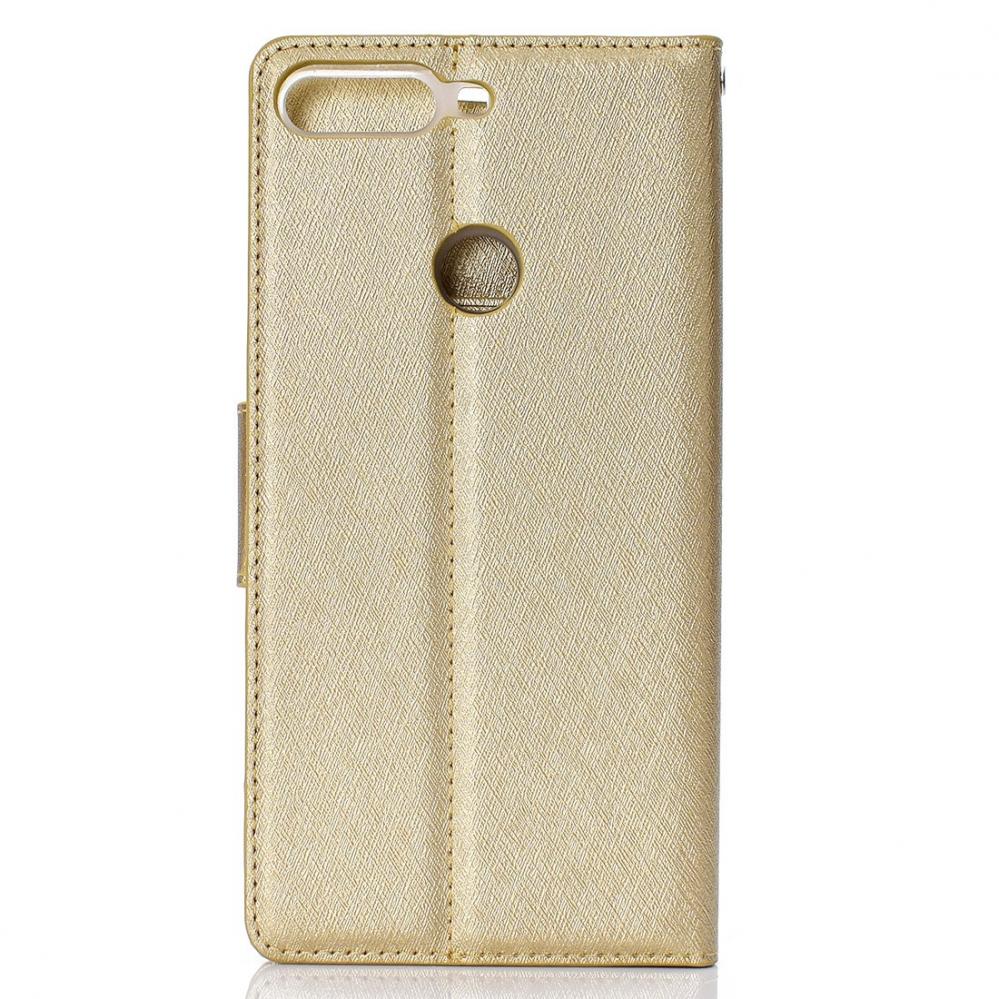 Plånboksfodral Guld för Huawei Honor 7A/Y6 Prime (2018) / Y6 Pro (2018)