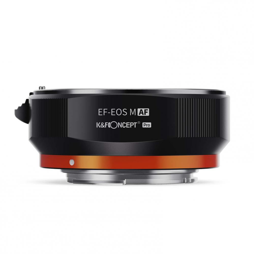  K&F Concept Objektivadapter elektronisk till Canon EF fr Canon EOS-M Kamerahus