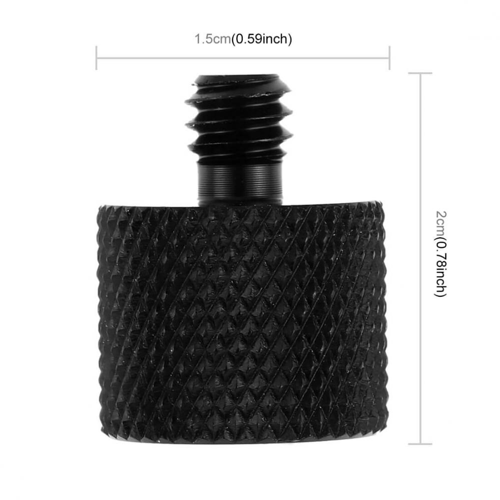 Puluz Skruvadapter 3/8-tums hongänga till 1/4 tums hangänga