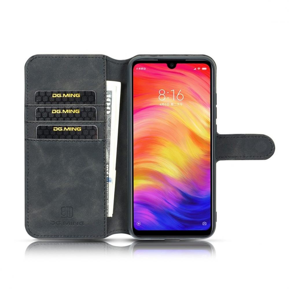  DG.MING Plnboksfodral fr Xiaomi Redmi 7 med smart och stilren design