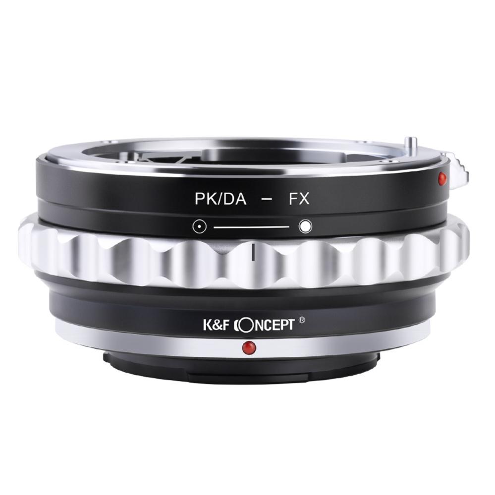  K&F Objektivadapter till Pentax K/M/A/FA/DA objektiv fr Fujifilm X kamerahus