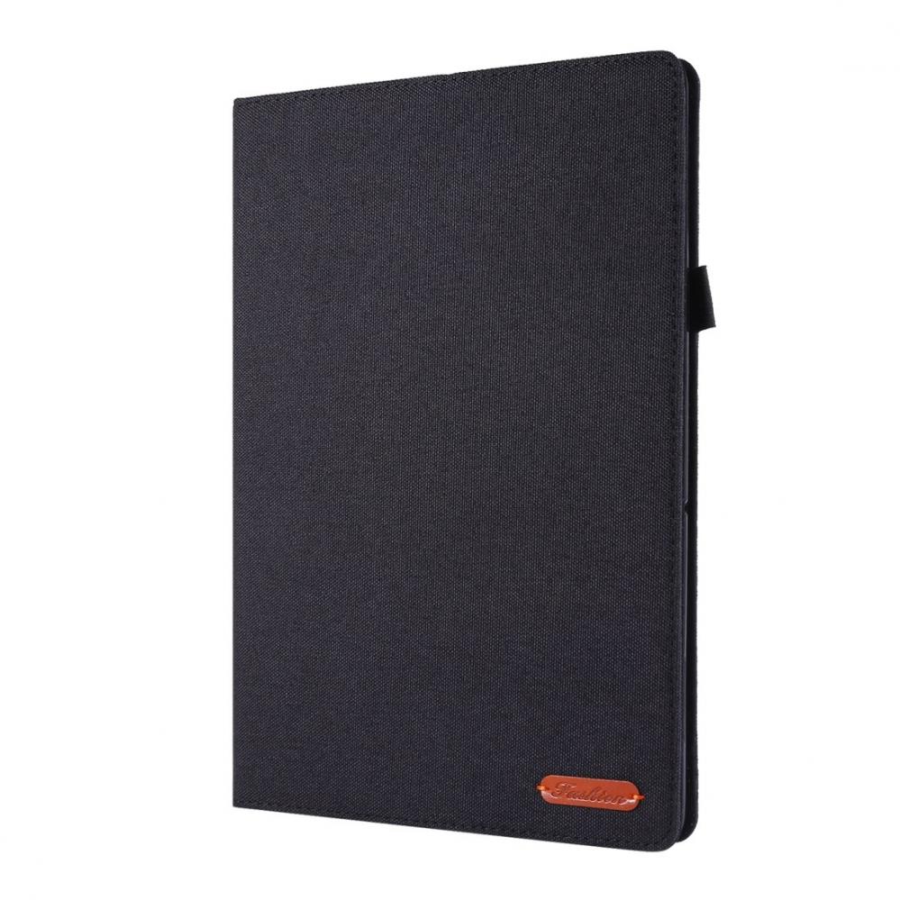  Fodral fr Lenovo Tab E10 10.1 Svart textil