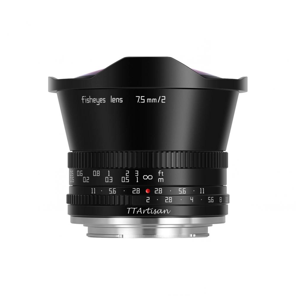 TTartisan 7.5mm f/2.0 Fisheye-objektiv med ND1000-filter för Micro 4/3