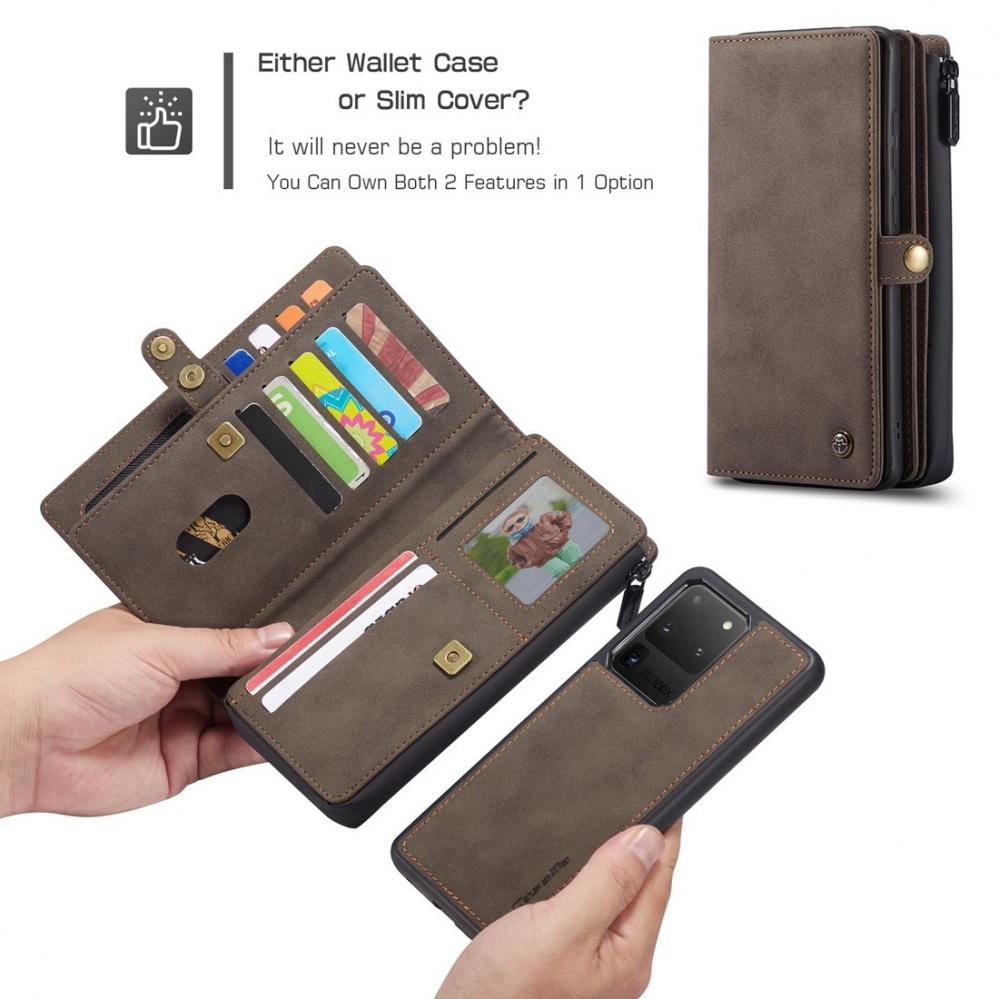 Plånboksfodral med magnetskal för Samsung Galaxy S20 Ultra - CaseMe