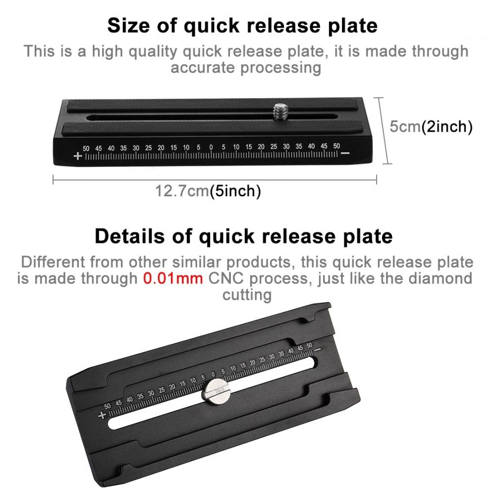 Puluz Handhållen kolfiber stabilisator för DSLR/DV-kameror (38.5-61cm)