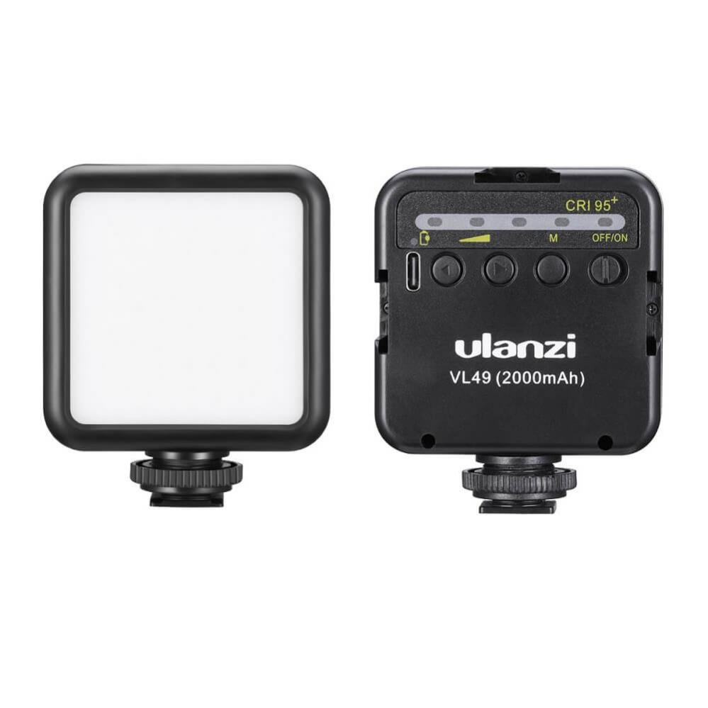  Ulanzi LED-panel Mini fr kamera med inbyggt batteri