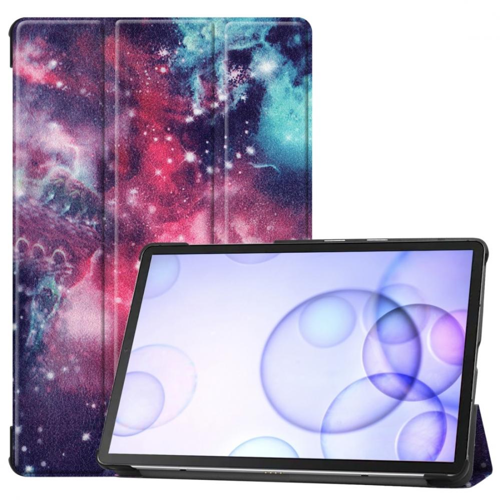 Fodral för Galaxy Tab S6 T860 / T865 med rymdmönster