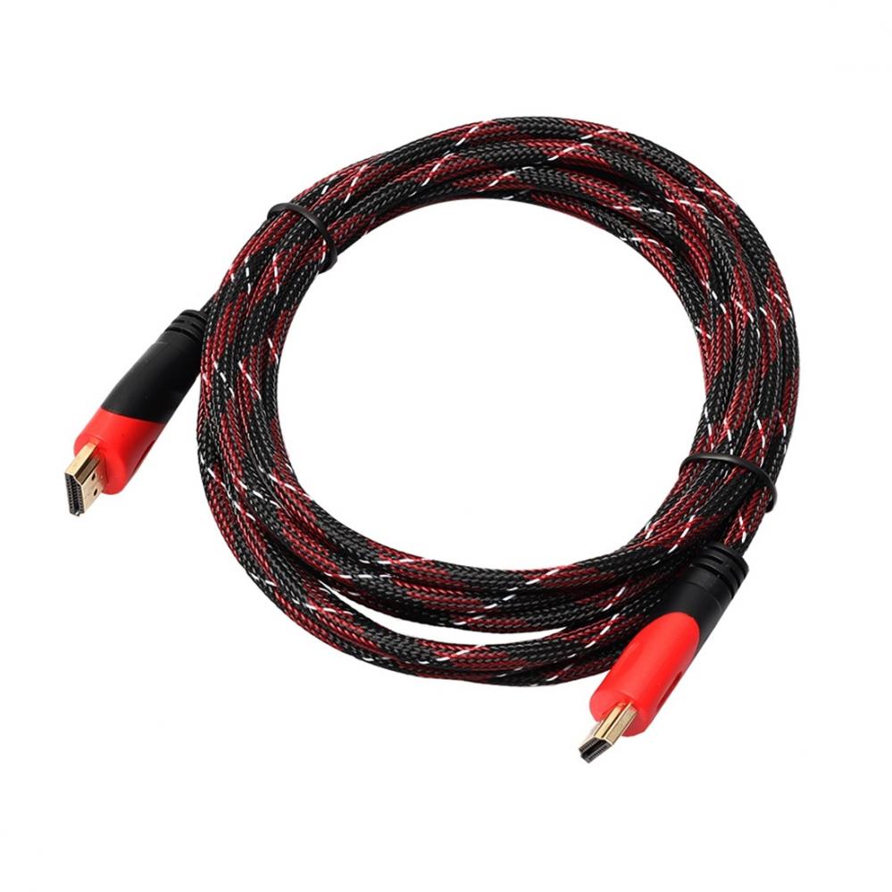  HDMI-kabel nylonflätad 1.8 meter vers.1.4