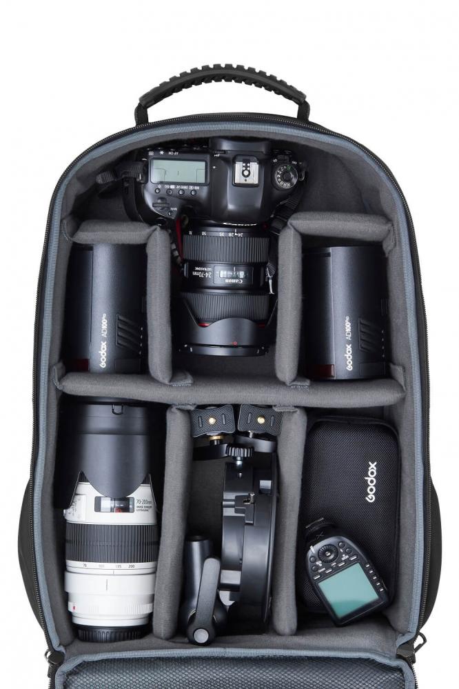 Godox 2xAD100 Pro tillbehörspaket & kameraryggsäck