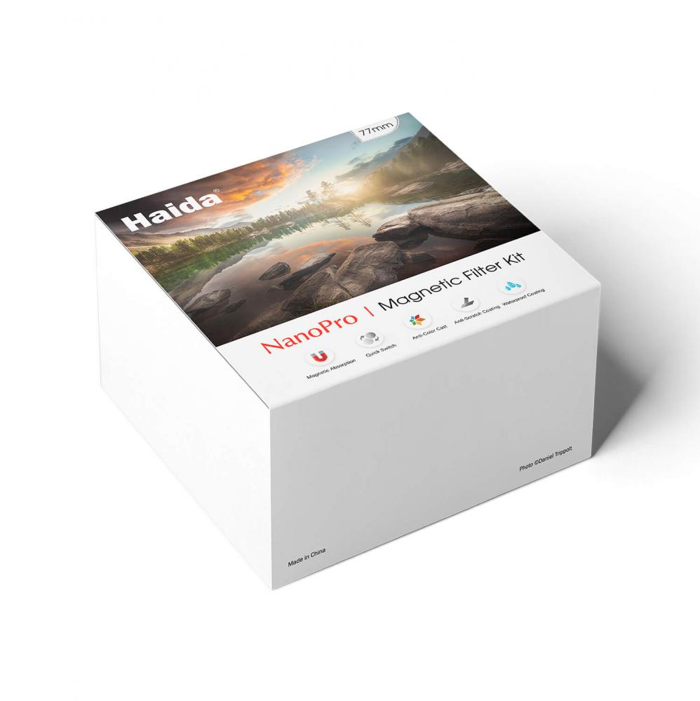  Haida 77-82mm Magnetisk ND-Filter paket ND8 ND64 ND1000 & filterväska