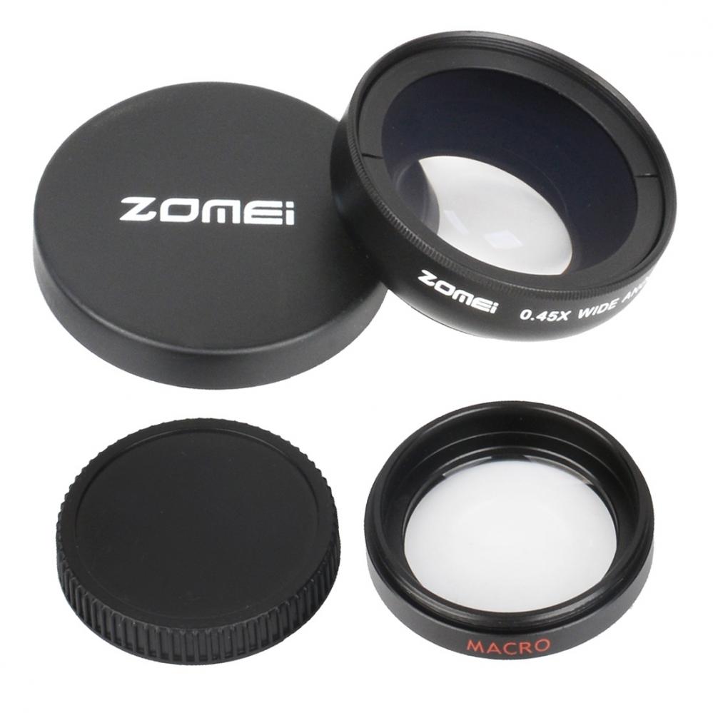 ZOMEI Universal 0.45x Vidvinkelobjektiv för smartphone