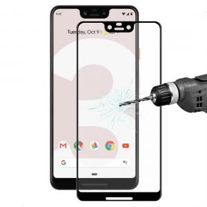  Skärmskydd med Svart ram för Google Pixel 3 XL av härdat glas