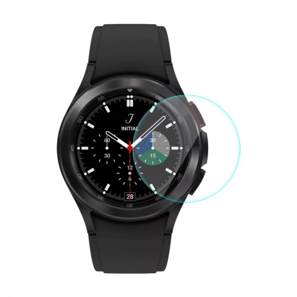 Displayskydd 2st för Galaxy Watch 4 Classic 46mm av härdat glas