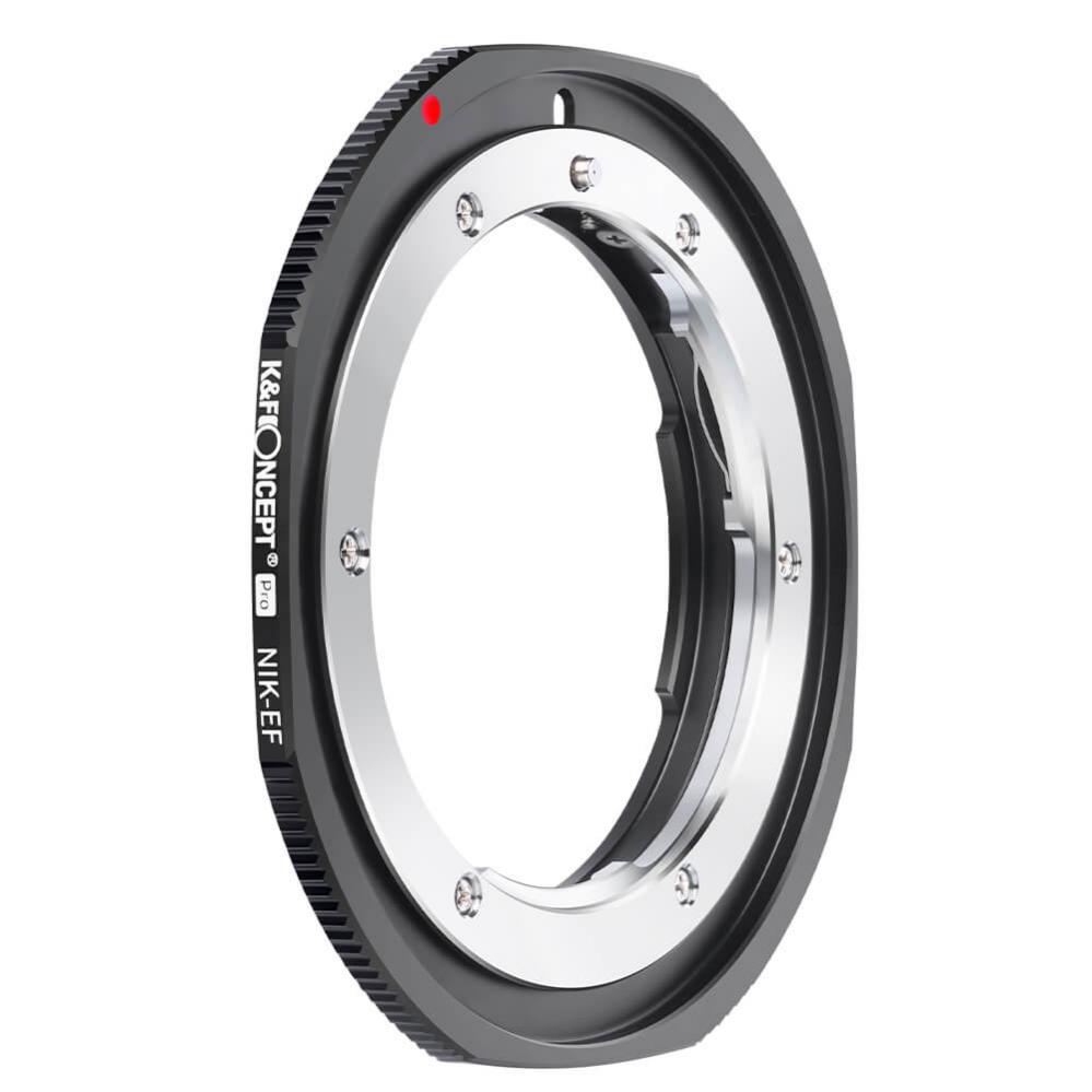 K&F Objektivadapter till Nikon F/AF AI AI-S objektiv för Canon EOS kamerahus