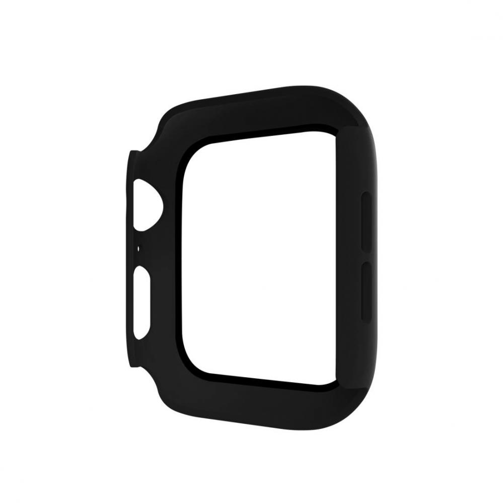  Displayskydd med ram fr Apple Watch serie 4/5 40mm av hrdat glas