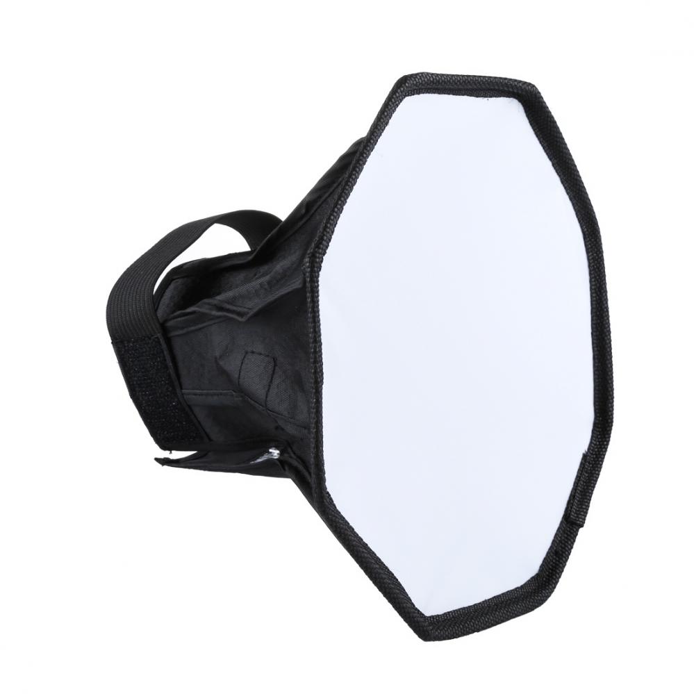 Puluz 20cm Vikbar octangle softbox för Speedlight