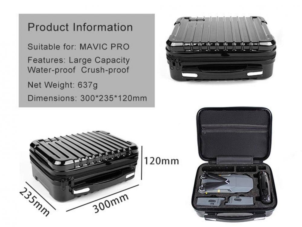 Hård tillbehörsväska med handtag till DJI MAVIC PRO