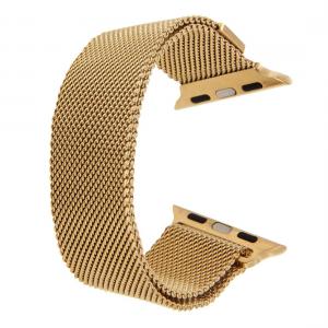  Metallarmband Milanese Loop Guld för Apple Watch 42/44/45mm