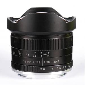  7artisans 7.5mm f/2.8 II Fisheye-objektiv APS-C för Fujifilm X