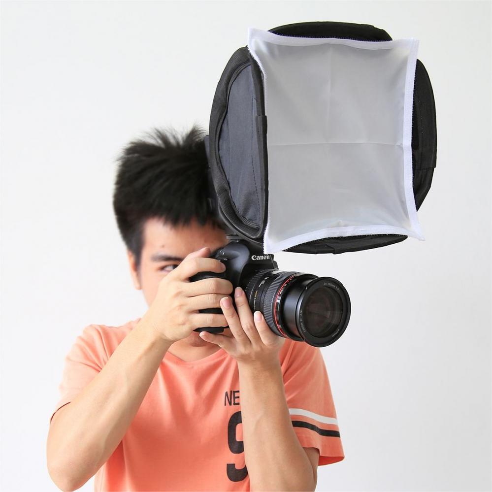 Pulus Softbox universal modell för speedlight 23x23cm - Puluz